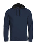 Clique Classic Mens Heavyweight Hoodie. Contrast Lined Hood. 8 Colours. XS-5XL - Hoodie - Logo Free Clothing