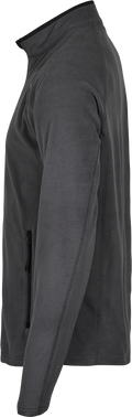 Tee Jays Mens Active Fleece | Lightweight | Zip-Up Fleece | Black or Grey | S-3XL - Fleece - Logo Free Clothing