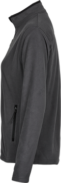 Tee Jays Ladies Active Fleece | Lightweight | Zip-Up Fleece | Black or Grey | S-3XL - Fleece - Logo Free Clothing