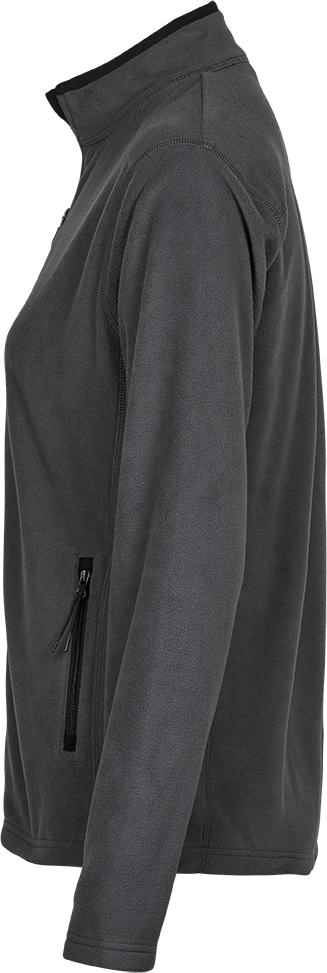 Tee Jays Ladies Active Fleece | Lightweight | Zip-Up Fleece | Black or Grey | S-3XL - Fleece - Logo Free Clothing