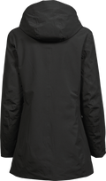 Tee Jays All Weather Ladies Hooded Parka Jacket | Waterproof | Insulated | Black | S-3XL - Winter Jacket - Logo Free Clothing