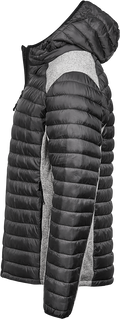 Tee Jays Mens Hooded Outdoor Crossover Jacket | Showerproof Hooded Puffer | 3 Colours | S-3XL - Summer Jacket - Logo Free Clothing