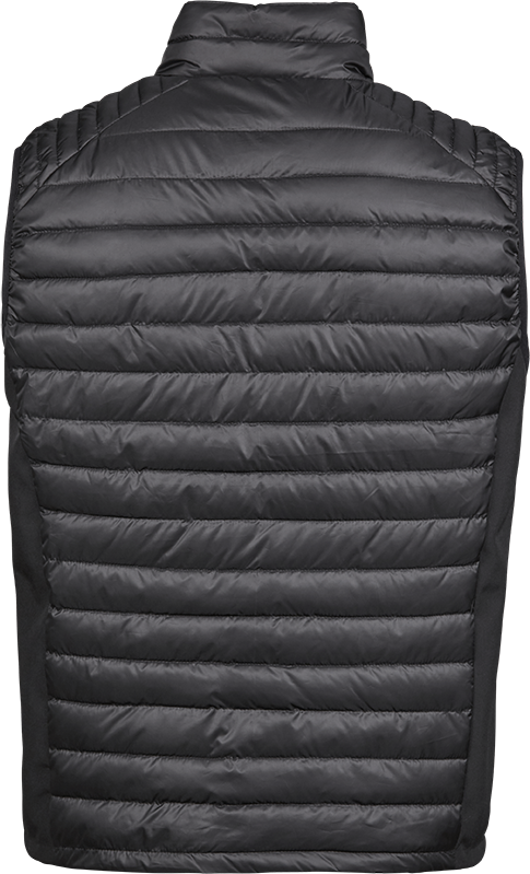Tee Jays Crossover Mens Gilet | Lightweight Stretch Body Warmer | Black | S-3XL - Gilet - Logo Free Clothing