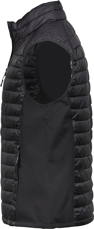Tee Jays Crossover Mens Gilet | Lightweight Stretch Body Warmer | Black | S-3XL - Gilet - Logo Free Clothing