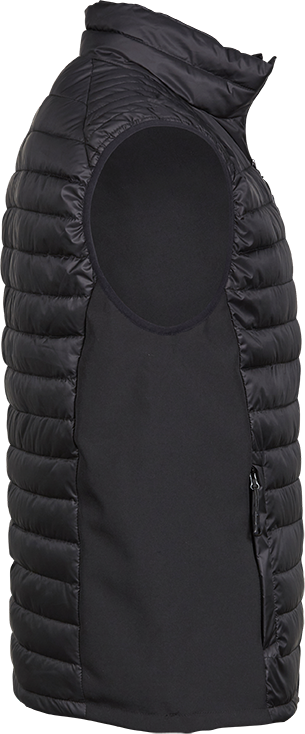 Tee Jays Crossover Mens Gilet | Lightweight Stretch Body Warmer | Black | S-3XL - Gilet - Logo Free Clothing
