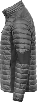 Tee Jays Mens Crossover Jacket | Showerproof Puffer | Softshell Panels | Black or Grey | S-4XL - Summer Jacket - Logo Free Clothing