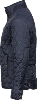 Tee Jays Richmond Mens Quilted Jacket | Showerproof | Tailored Fit | Navy | S-4XL - Summer Jacket - Logo Free Clothing