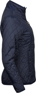 Tee Jays Richmond Ladies Quilted Jacket | Showerproof | Tailored Fit | Navy | S-3XL - Summer Jacket - Logo Free Clothing