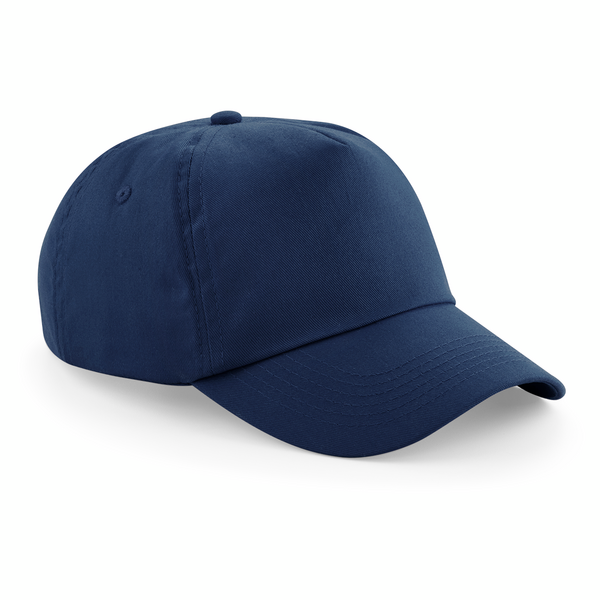 Beechfield Original 5 Panel Cap | Unisex | Cotton | Velcro Adjust | 25 Colours | One Size - Hat - Logo Free Clothing
