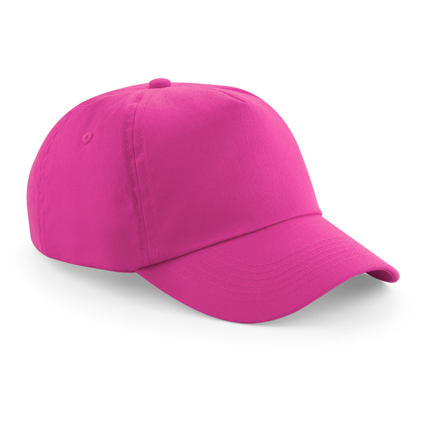 Beechfield Original 5 Panel Cap | Unisex | Cotton | Velcro Adjust | 25 Colours | One Size - Hat - Logo Free Clothing