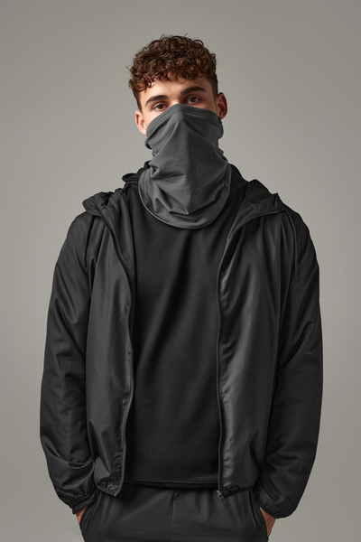 Beechfield Softshell SportTech Neck Warmer | Unisex | Snood | Black or Grey | One Size - Scarf - Logo Free Clothing