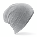 Beechfield Hemsedal Cotton Slouch Beanie | Unisex | Stretch | 6 Colours | One Size - Hat - Logo Free Clothing