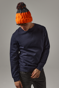 Beechfield Apres Beanie | Unisex | Heavyweight Cable Knit | Pom-Pom | 6 Colours | One Size - Hat - Logo Free Clothing