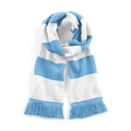 Beechfield Stadium Scarf | Unisex | Striped | Tassels | 9 Colours | One Size - Scarf - Logo Free Clothing