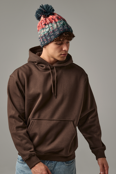 Beechfield Corkscrew Pom Pom Beanie | Unisex | Heavyweight Cable Knit | 15 Colours | One Size - Hat - Logo Free Clothing