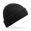 Beechfield Water Repellent Thermal Beanie | Unisex | Showerproof | Cuffed | Black | One Size - Hat - Logo Free Clothing