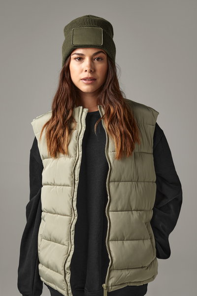 Beechfield | Removable Patch Thinsuate™ Beanie | Logo Free Clothing