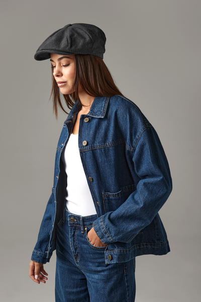 Beechfield | Melton Wool Baker Boy Cap | Logo Free Clothing