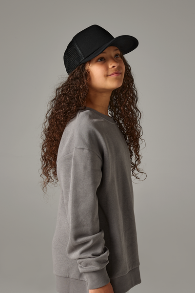 Beechfield | Junior Vintage Snapback Trucker | Logo Free Clothing