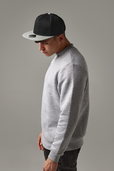 Beechfield | Original Flat Peak Snapback | Logo Free Clothing