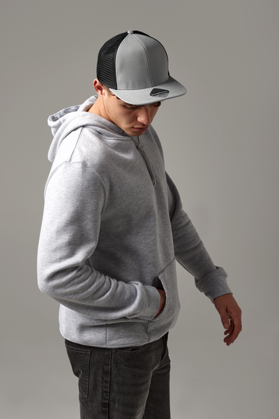 Beechfield | Original Flat Peak 6 Panel Trucker | Logo Free Clothing