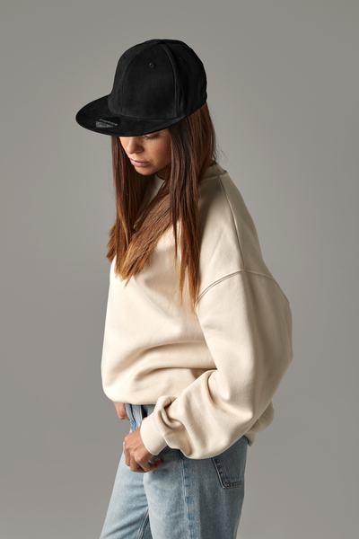 Beechfield | Pro-Stretch Flat Peak Cap | Logo Free Clothing
