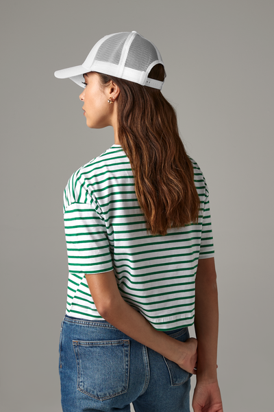 Beechfield Urbanwear Recycled Snapback Trucker Cap | Unisex | 6 Panel | 4 Colours | One Size - Hat - Logo Free Clothing