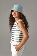 Beechfield EarthAware® Junior Organic Cotton Bucket Hat | Unisex | 4 Colours | Ages 3-12 - Hat - Logo Free Clothing