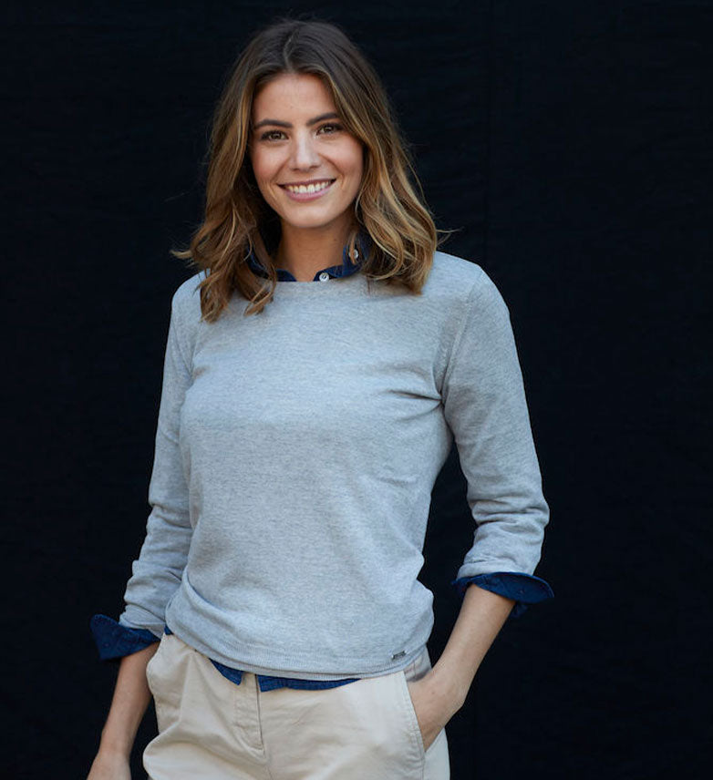 Cutter & Buck | Kennewick Crewneck Women | Logo Free Clothing
