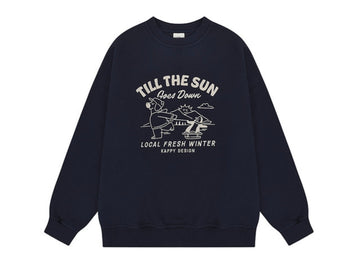 Till The Sun Navy Sweatshirt