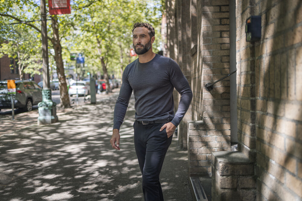 Cutter & Buck | Kennewick Crewneck Men | Logo Free Clothing