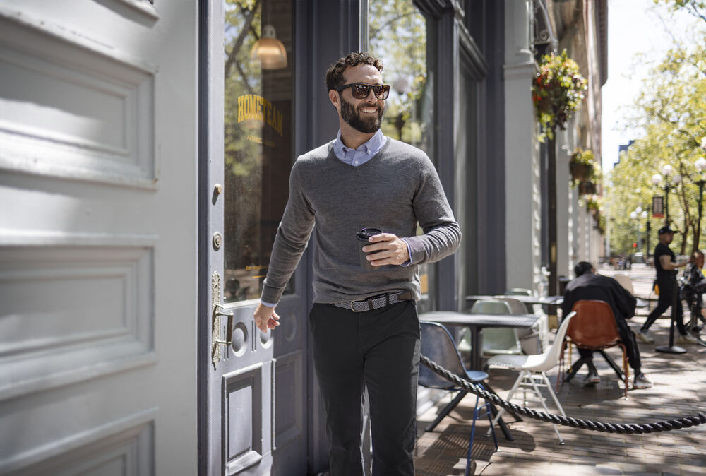 Cutter & Buck | Vernon V-neck Men | Logo Free Clothing