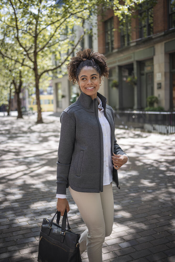Cutter & Buck | Pemberton Cardigan Full Zip Women | Logo Free Clothing