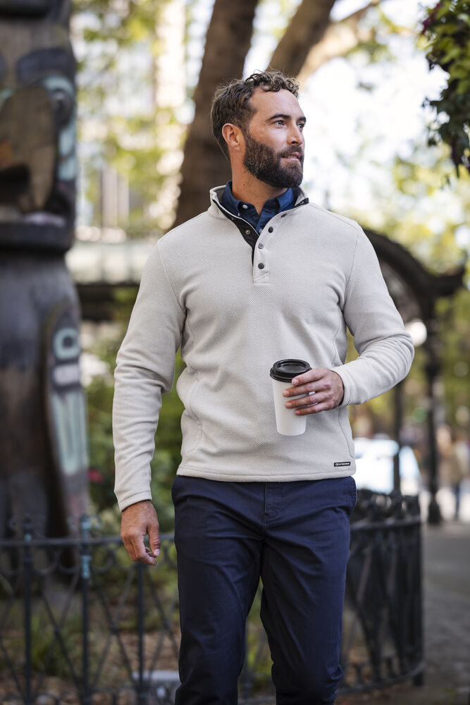 Cutter & Buck Hunts Point Men's Fleece Top | Wicking | Recycled | 4 Colours | S-4XL