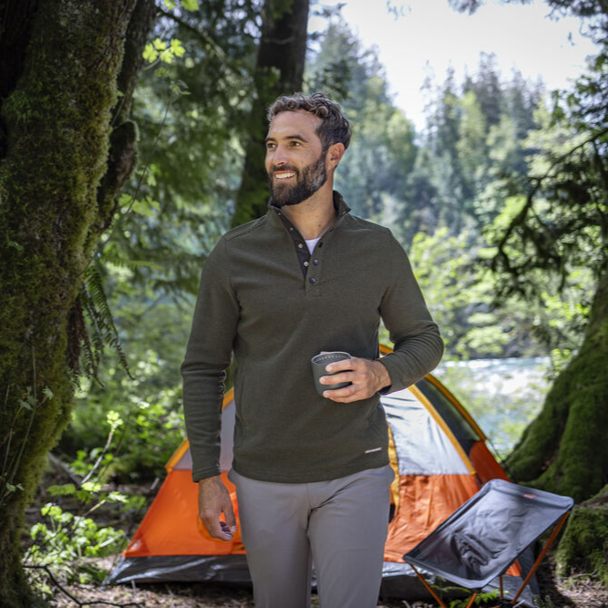 Cutter & Buck Hunts Point Men's Fleece Top | Wicking | Recycled | 4 Colours | S-4XL