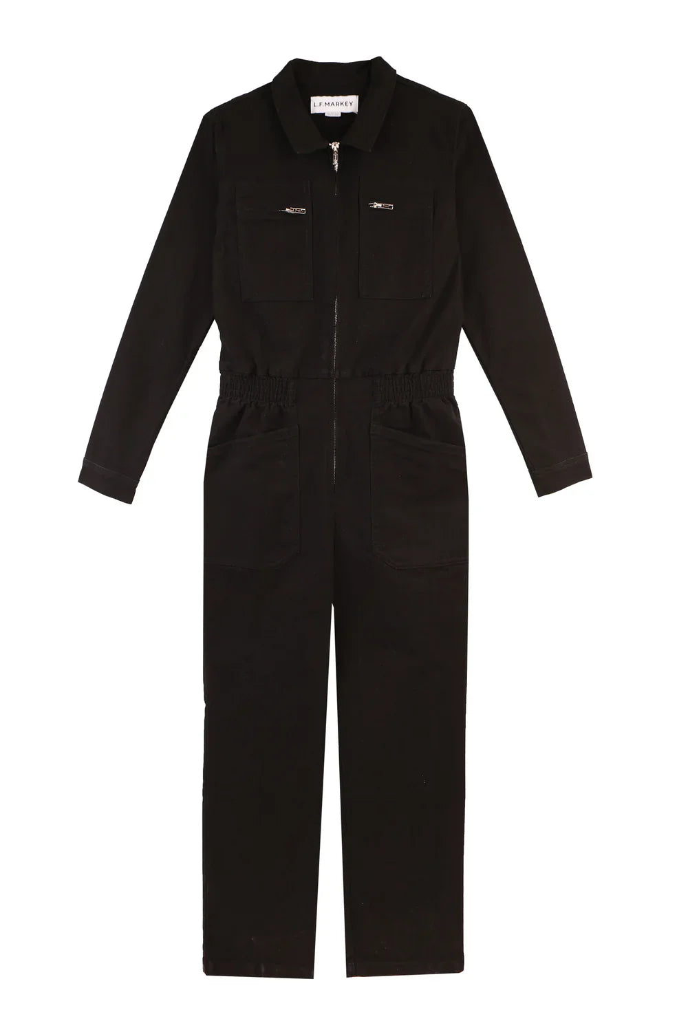 Danny Black Boilersuit