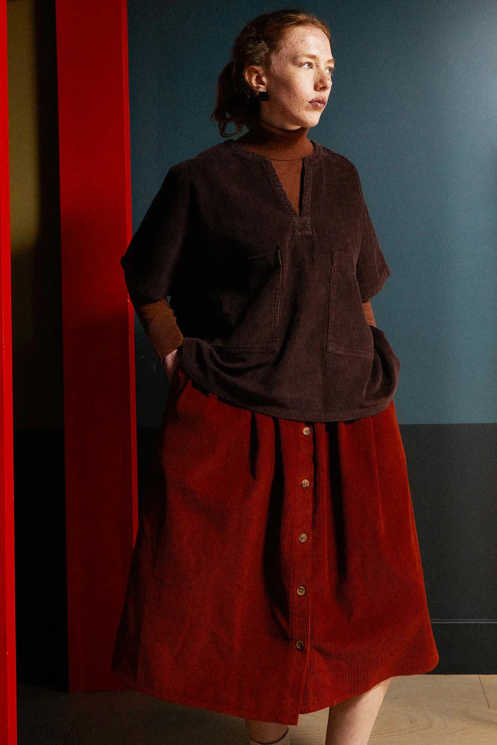 Rust Isaac Skirt