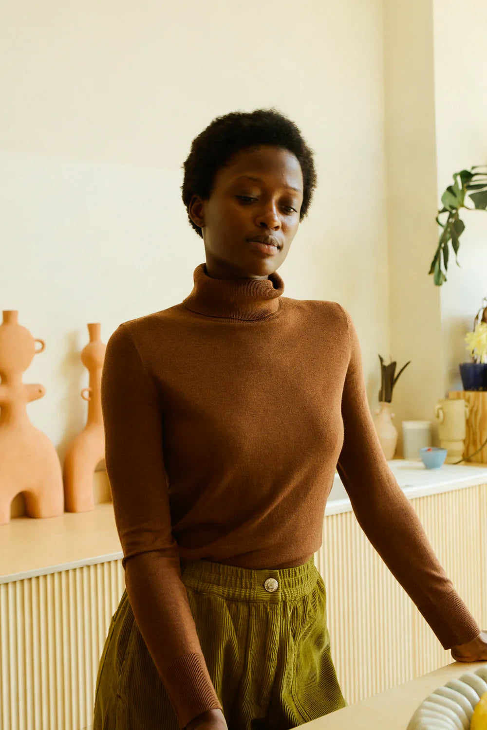 Chocolate Joshua Knit
