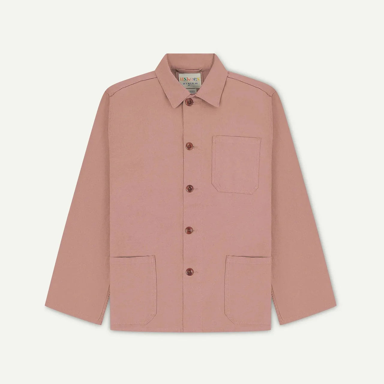 Dusty Pink Buttoned Overshirt