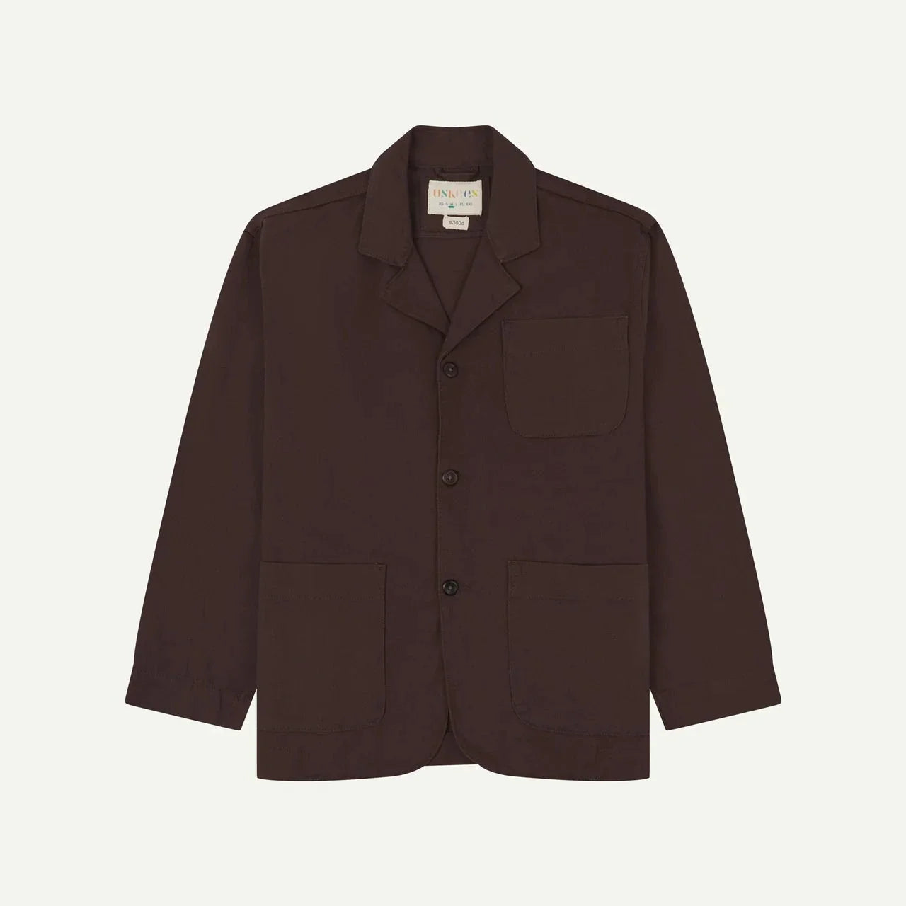 Chocolate Cotton Blazer