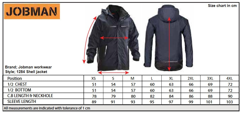 Jobman | Shell Jacket | Logo Free Clothing