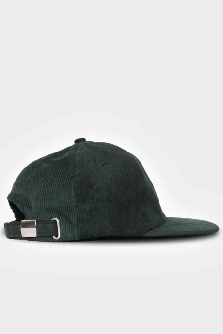 Dark Green Median Corduroy Hat