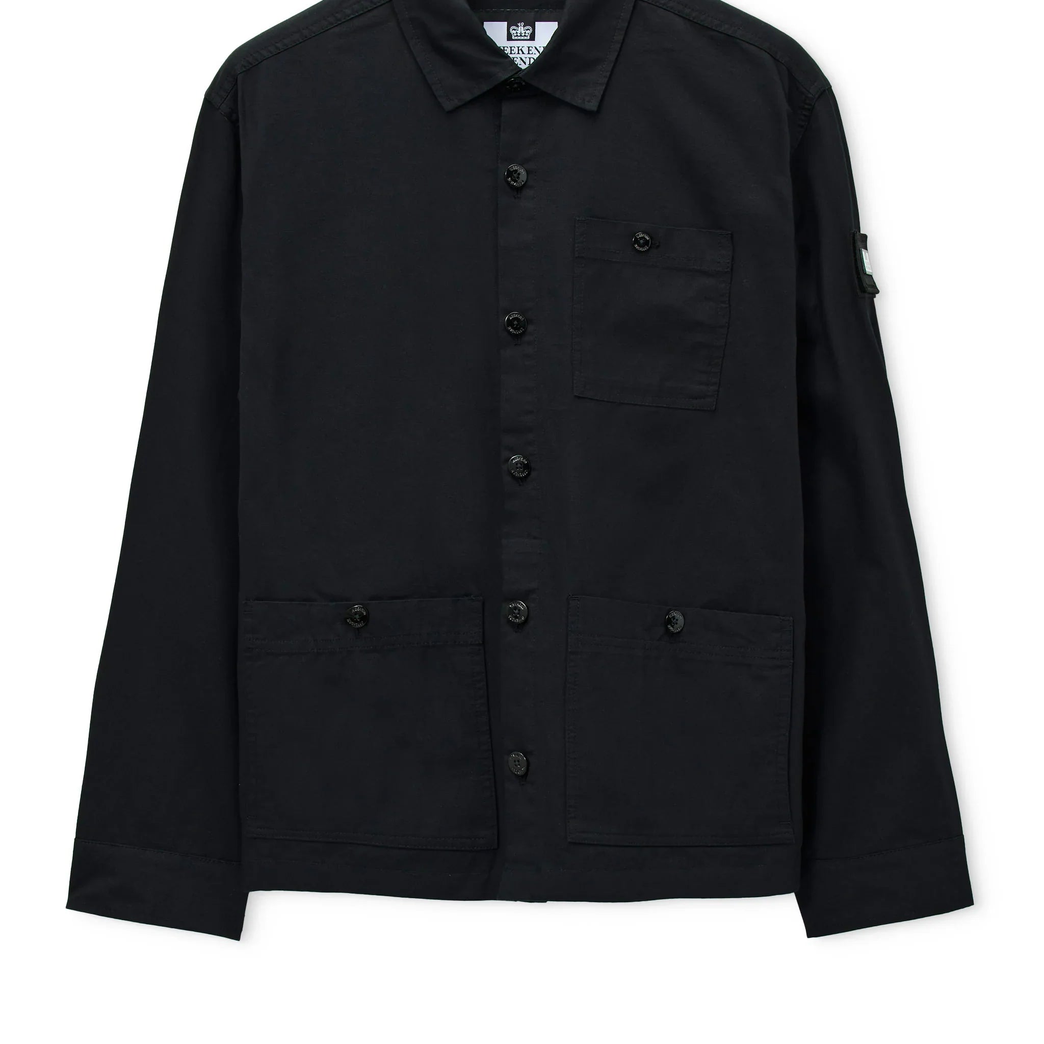 Weekend Offender Hynde Over-Shirt (Black)