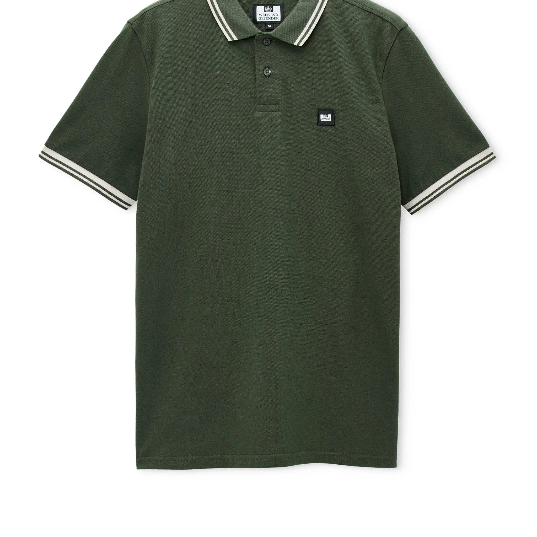 Weekend Offender Levanto Polo Shirt (Black Forest Green/Calcium)