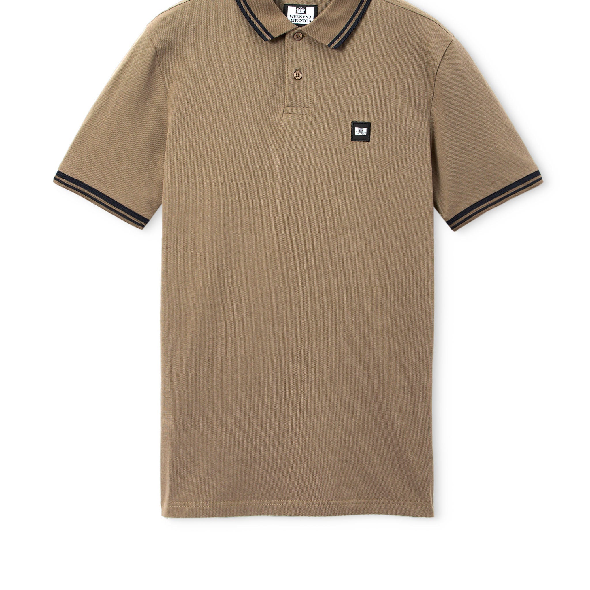 Weekend Offender Levanto Polo Shirt (Tobacco Brown/Black)