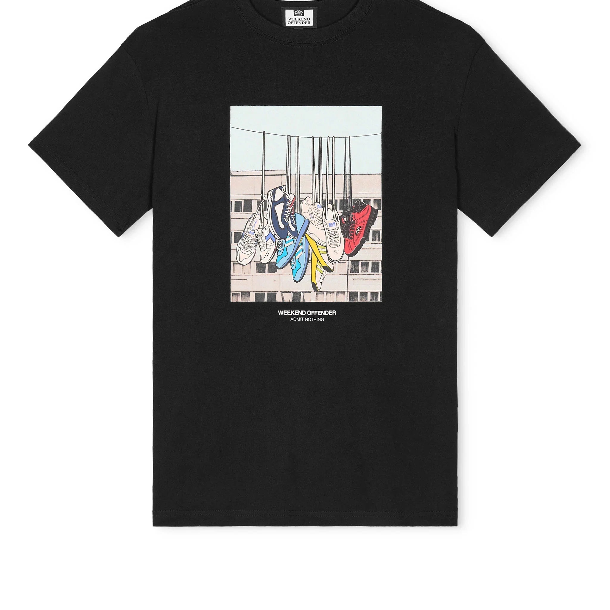Weekend Offender Battle Lines T-Shirt (Black)