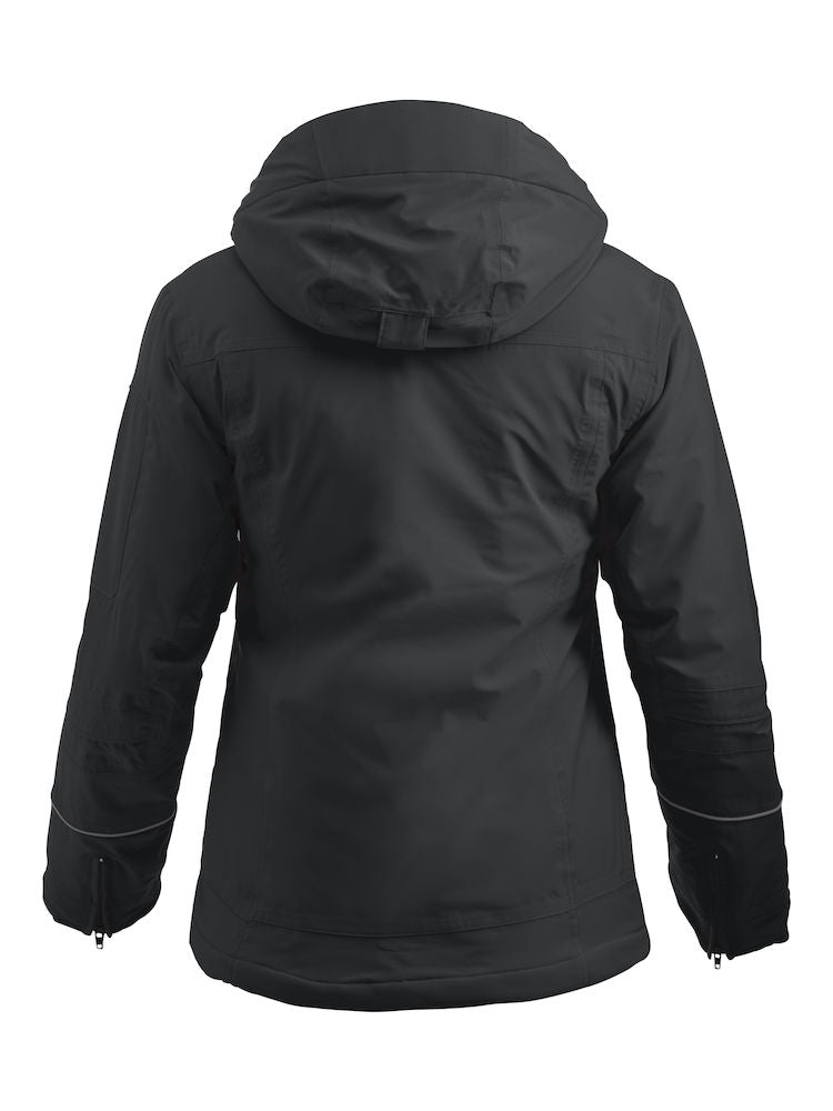 Clique Sparta Ladies Padded Softshell Jacket, Removable Hood & Snow Lock, WP 5000mm. S-3XL - Winter Jacket - Logo Free Clothing