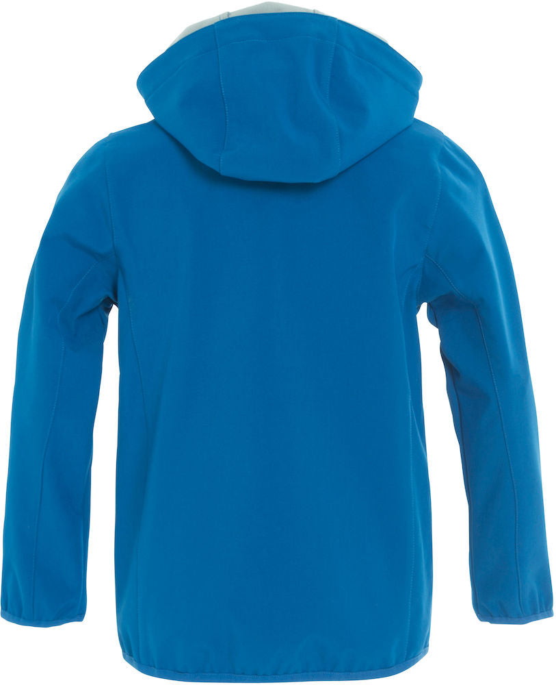 Clique Junior Softshell Jacket. Detachable Hood, Waterproof 3000mm. 4 Colours, ages 3-14 - Summer Jacket - Logo Free Clothing