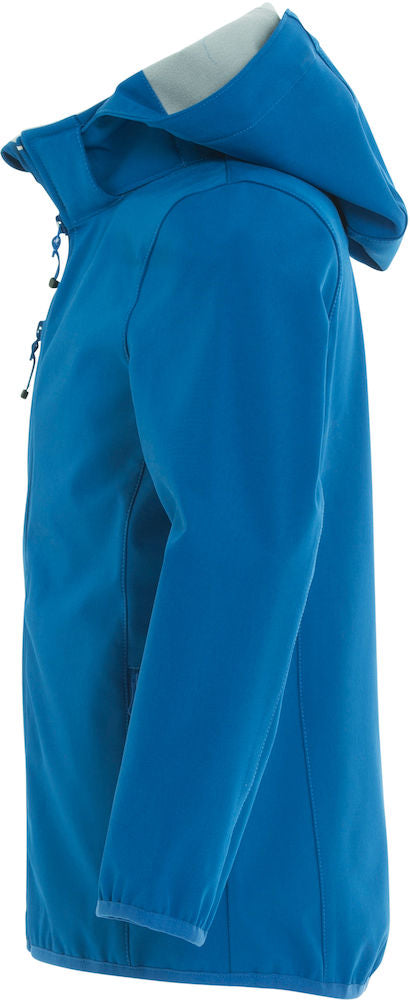 Clique Junior Softshell Jacket. Detachable Hood, Waterproof 3000mm. 4 Colours, ages 3-14 - Summer Jacket - Logo Free Clothing