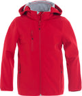 Clique Junior Softshell Jacket. Detachable Hood, Waterproof 3000mm. 4 Colours, ages 3-14 - Summer Jacket - Logo Free Clothing